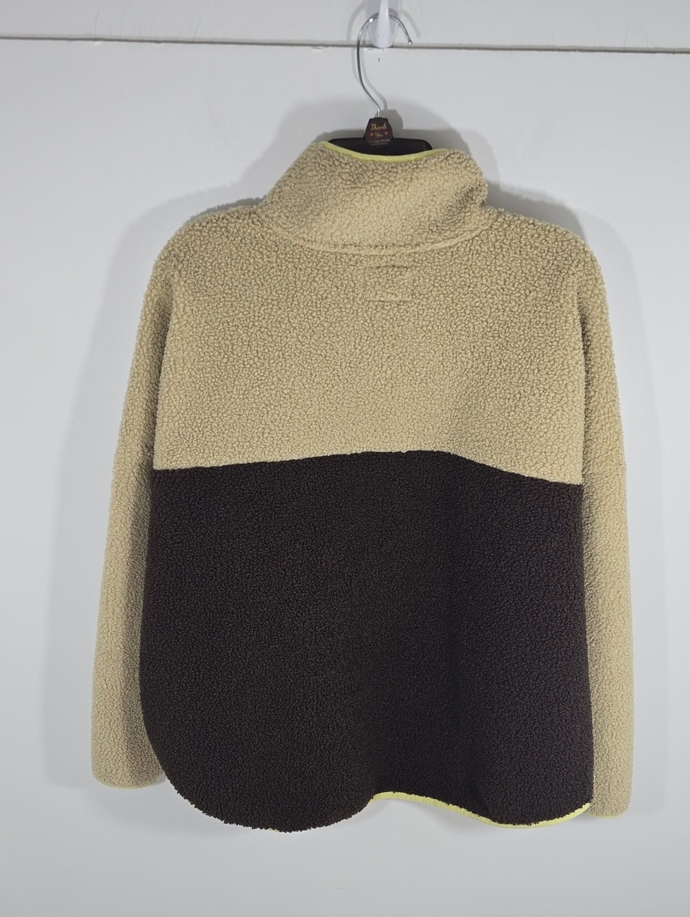 {Tnuck Sport} Brown Fleece Cady Quarter Zip - SIZE XS - Picture 7 of 16